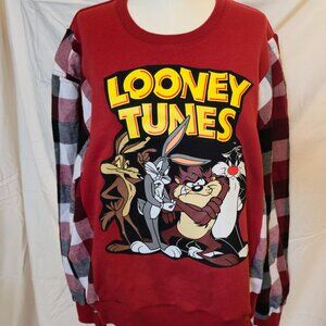 Looney Tunes upcycled sweatshirt